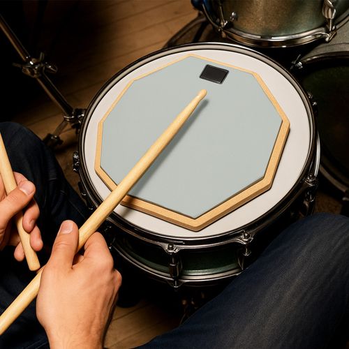 Double Sided Drum Practice Pad Silent Snare Drum Training Kit for Drummers — image 2