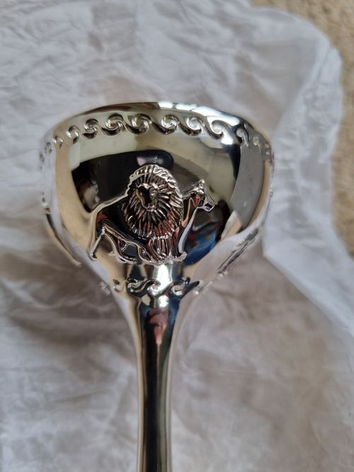 Christening Gift Noah's Ark Silver Plated Egg Cup — image 2