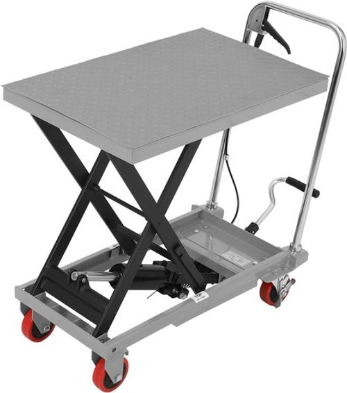 Hydraulic Scissor Lift Table Mobile Platform Cart Trolley Lifting 330/500lbs