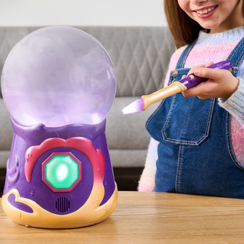 Magic Mixies Magical Misting Crystal Ball & Interactive 8in Pink Plush Toy (NEW) — image 3