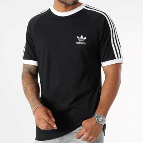 Adidas Originals 3 Stripes Cotton T-shirt Crew Neck Short Sleeve S-XXL — image 1