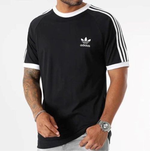 Adidas Originals 3 Stripes Cotton T-shirt Crew Neck Short Sleeve S-XXL