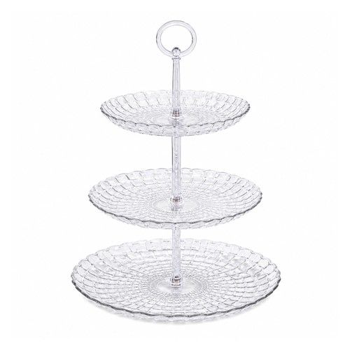 3 Tier Cake Cupcake Stand Afternoon Tea Plastic Party Dessert Display Tableware