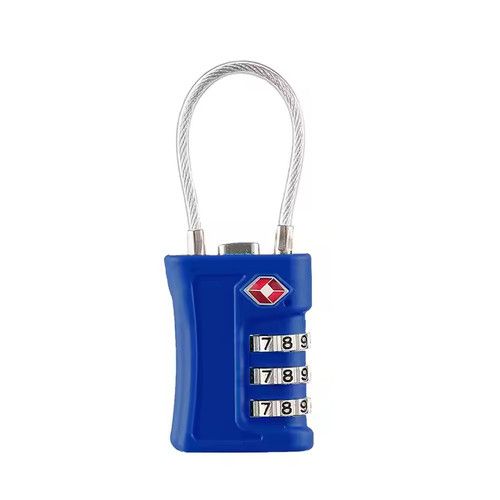 TSA Approved Combination Padlock 3 Digit Wire Lock TSA Lock TSA Cable Travel
