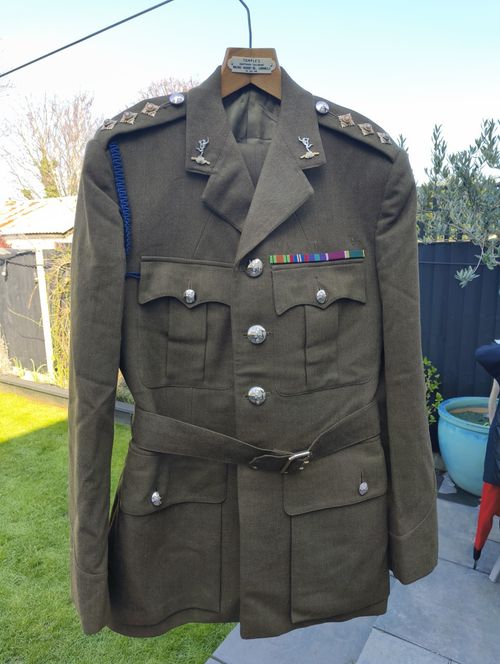 Vintage British Army Officer's Uniform Royal Signals job lot 60s 70s not sure — image 1