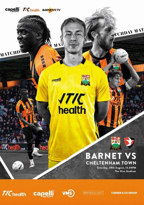 BARNET v CHELTENHAM TOWN 29 August 2026 EFL League Two OFFICIAL 36 pages — image 1
