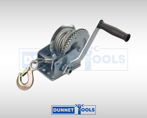 Manual Boat Winch 1200lb 20m Car Van Trailer Hand Powered Puller Heavy duty