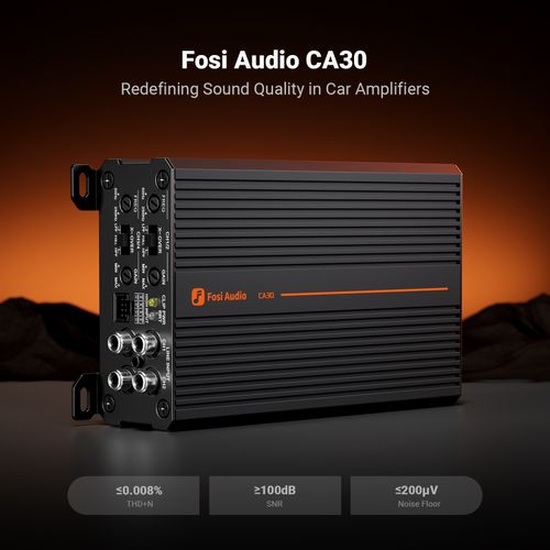Fosi Audio CA30 4 Channel Car Amplifier Class D Full range Audio Amp 4x160W RMS — image 3