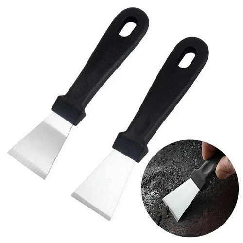 2 Pieces Cleaning Scraper for Ovens, Stoves, Induction Hob. Suitable for 18+