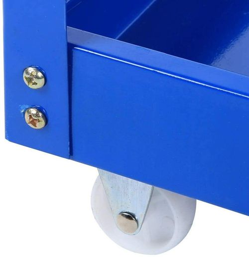 Durable Garage Tool Storage Heavy Duty Trolley Workshop 3 Tier Wheel Cart Shelf — image 12
