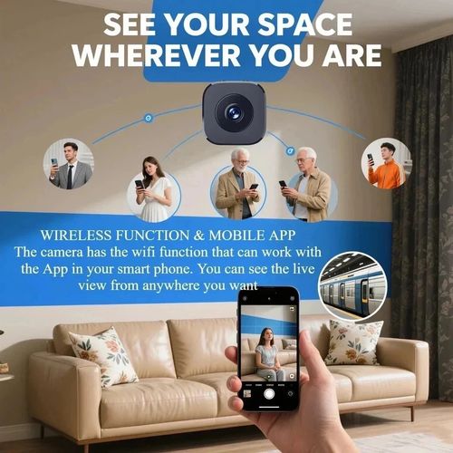 Wireless Security Camera Indoor Outdoor Home Wifi Night Vision Camera HD 4K — image 4