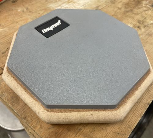 Hayman 6 Inch Drum Practice Pad with Internal Thread for stand — image 1