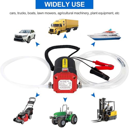 12V Oil Diesel Fluid Transfer Pump Electric Extractor For Car Van Boat Motorbike — image 7