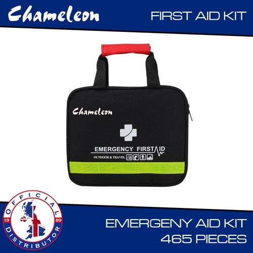 FIRST AID KIT MEDICAL EMERGENCY HOME TRAVEL CAMPING WORK 1ST AID BAG 465 PIECE