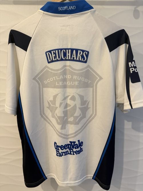 O'Neills KOOLITE Scotland Rugby League Shirt White Adults Size L — image 3
