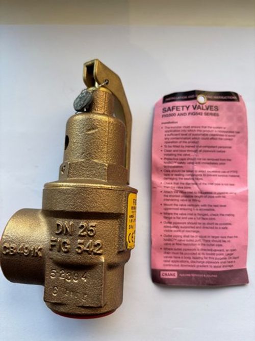 NABIC FIG 542 SAFETY RELIEF VALVE DN25 GENUINE NEW