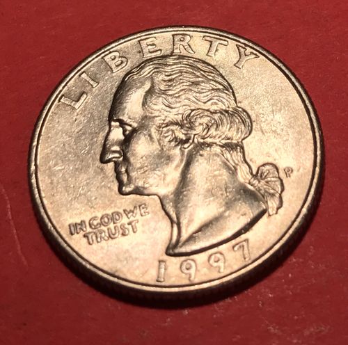 1997 Washington Quarter Smoking Eagle  Lamination￼ ￼Error￼ — image 3