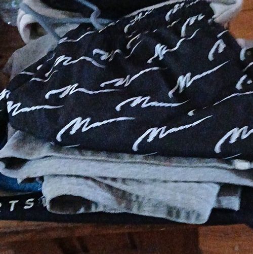 adidas Grey Shorts Men's Clothing Job Lot Bundle with Assorted T-Shirts
