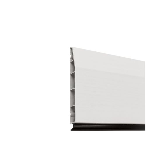 uPVC Skirting Board Plastic 100mm Chamfered Roomline Grained PVC Skirt  2.5m — image 1