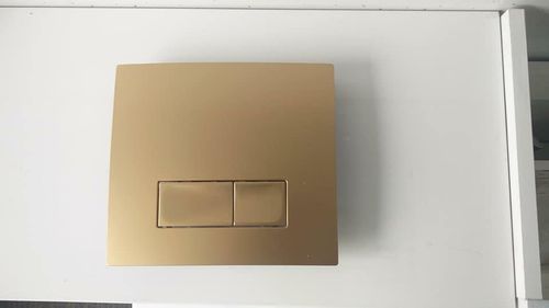 Concealed Cistern WC Universal Frame Wall Hung Toilet Gold Flush Push Button — image 4