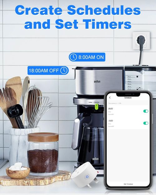 WiFi Smart Plug 4 Pack 13A Alexa Google Home Timer UK Socket No Hub Required New — image 3