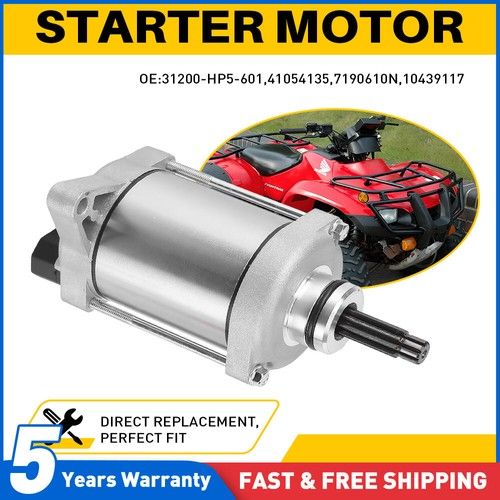 31200-HR0-F01, Starter Motor For Honda TRX Fourtrax TRX420 2007-2013 AVF-18921