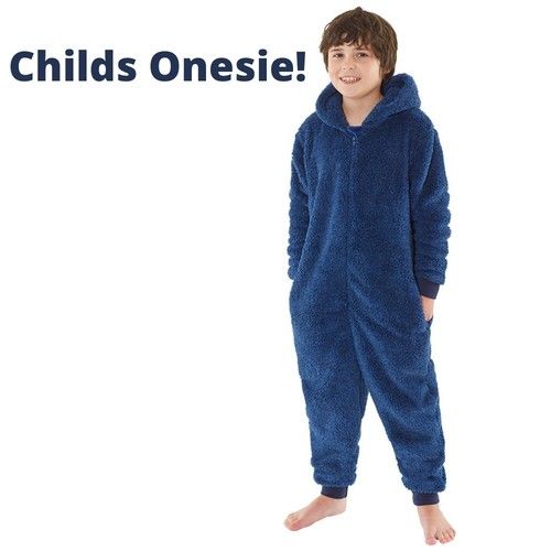 Mens Boys Unisex Fleece 1Onesie Hooded Jumpsuit Gaming Just Essentials Bedlam