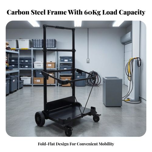 Folding Hand Trolley Space-Saving Folding Platform Cart Compact for Warehouses — image 5