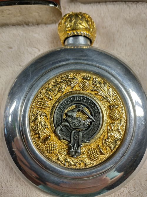 Selection Of Hip Flasks Some  Very Collectable. — image 9