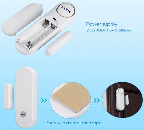 RV-Camper-VAN-Motorhome-Caravan Wireless Remote Alarm Security Entry Door Sensor — image 12