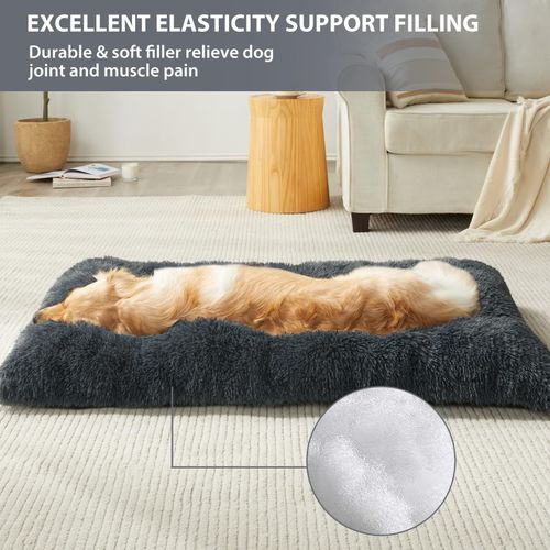 Dog Bed Soft Pet Cushion Large Dog Crate Puppy Cat Mattress Washable Pad Mat XL — image 4