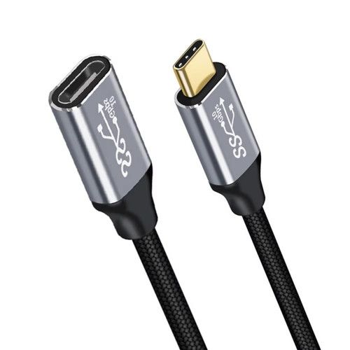 USB 3.1 Type-C Extension Cable USB-C Male to Female Charging 100W 4K 10Gbps Cord