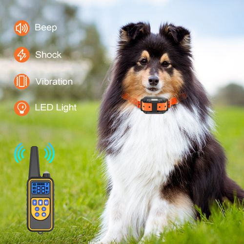 800M Electric Pet Dog Training E-Collar Anti-Bark Obedience Remote Control LCD — image 4