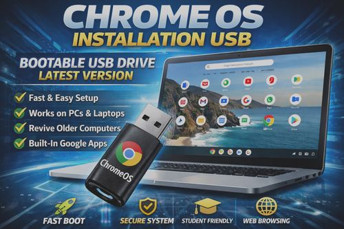 Chrome OS Installation USB BOOTABLE USB Drive Chrome OS USB Latest Version PC — image 1