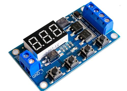 Time Delay Relay Module Switch Control Cycle Timer Relay LED Digital Display — image 1