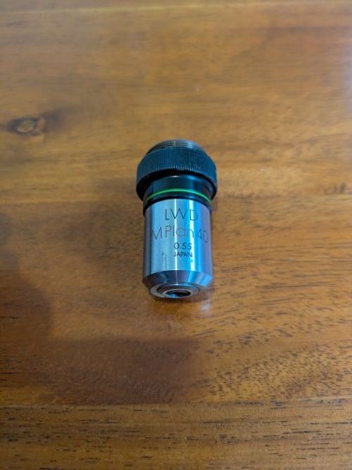 Olympus LWD MPlan 40x / 0.55 Metallurgical Objective - LongWorkingDistance (RMS)