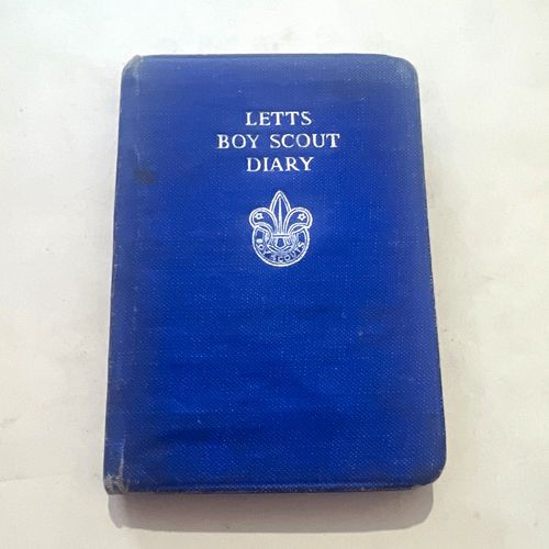 Letts Boy Scout Diary 1961 Blue Cover Book Boy Scouts Scouting Theme — image 1