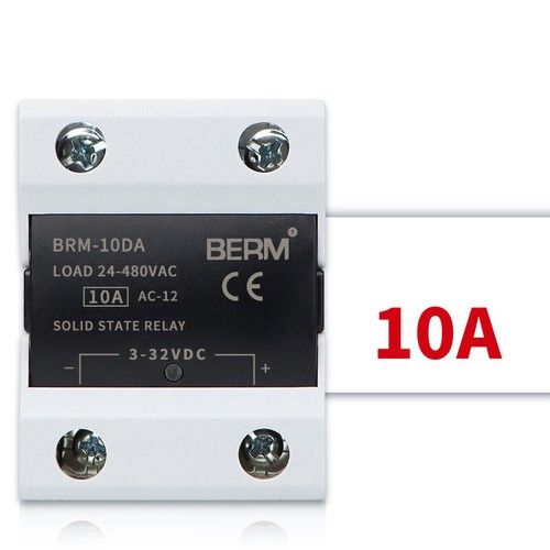 BRM-10/25/40/60/80/100DA Solid State Relays DC3-32V to AC24-480V Single-Phase