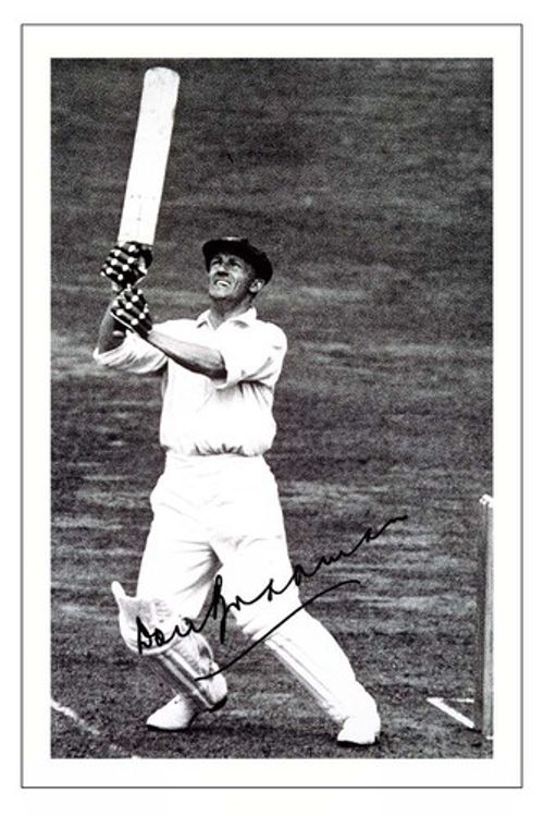 DON BRADMAN Signed Autograph Cricket  Signature Photo Gift Print AUSTRALIA