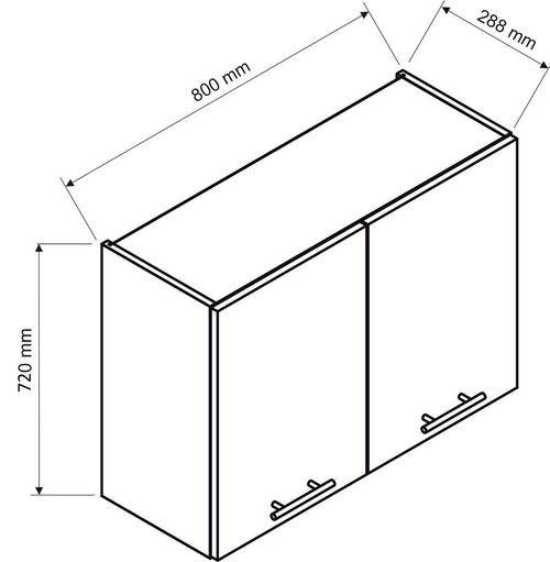 Kitchen Cabinets 5 Units Complete Kitchenette Small Set 180cm Black Grey Lina — image 14