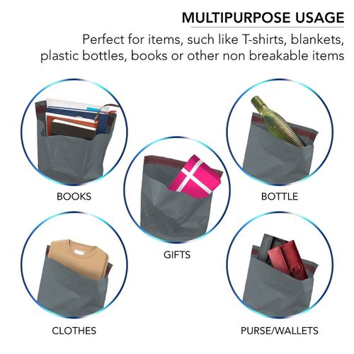 GREY Postal Post Packaging Bags Plastic Parcel Mailing Packing Postage Self Seal — image 12