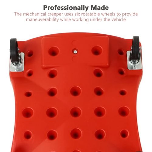 40 Inch Professional Rolling Mechanics Car Creeper Crawler Board Under Car Tool — image 6
