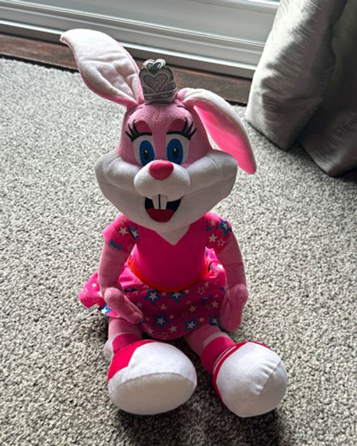 Sparkle Pink Bunny Rabbit Large Soft Plush Toy .park dean resort
