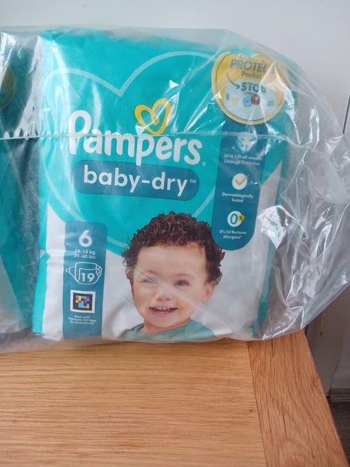 Pampers Baby-Dry Size 6 Disposable Nappies MPN 19 — image 2