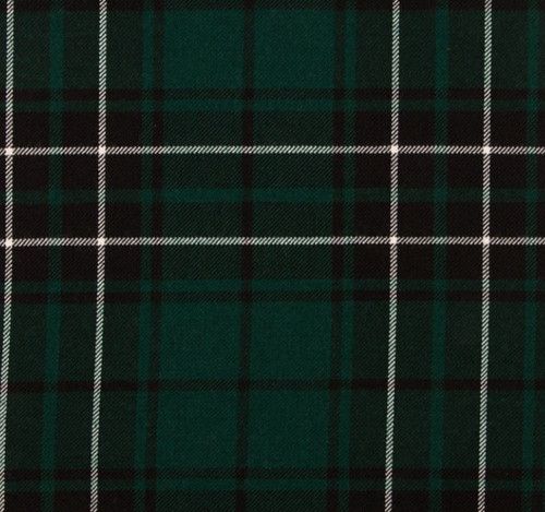 100% Wool Tartan Kilt Flashes with White Garters - Various Scottish Clans