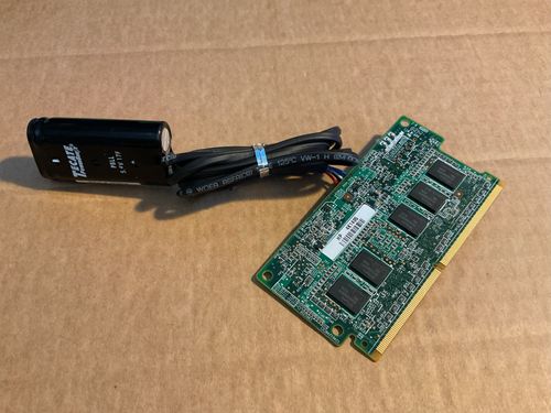 Genuine HP Smart Array Flash Backed 1Gb Cache + Capacitor 633542-001 654873-003 — image 2