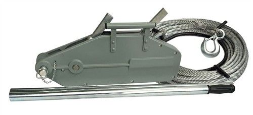 20m 1600kg Hand Operated Wire Rope Puller Heavy Duty Quick Release