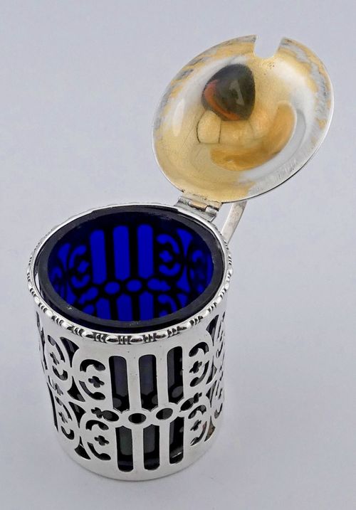 A FINE ANTIQUE GORHAM RHODE ISLAND STERLING SILVER MUSTARD POT C.1904 — image 8