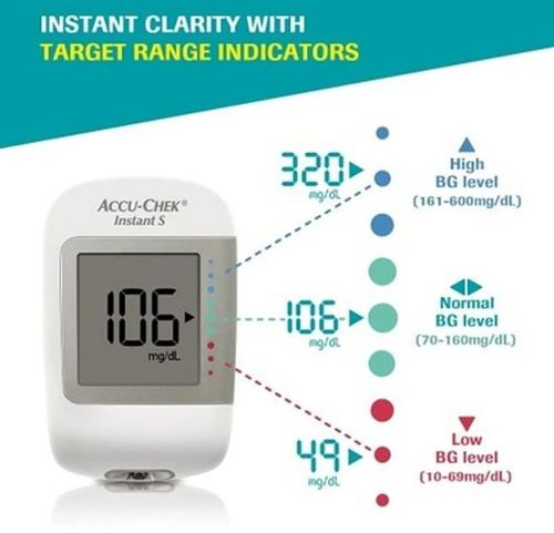 UK New Accu-Chek Instant S Blood Glucose Sugar Testing Kit With 10 FREE Strips — image 3