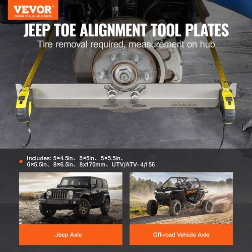 VEVOR Wheel Alignment Tool Toe Plates Accurate Measurements with 2 Tape Measures — image 2